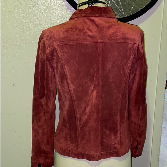 Vtg Suede Jacket - Picture 5 of 6